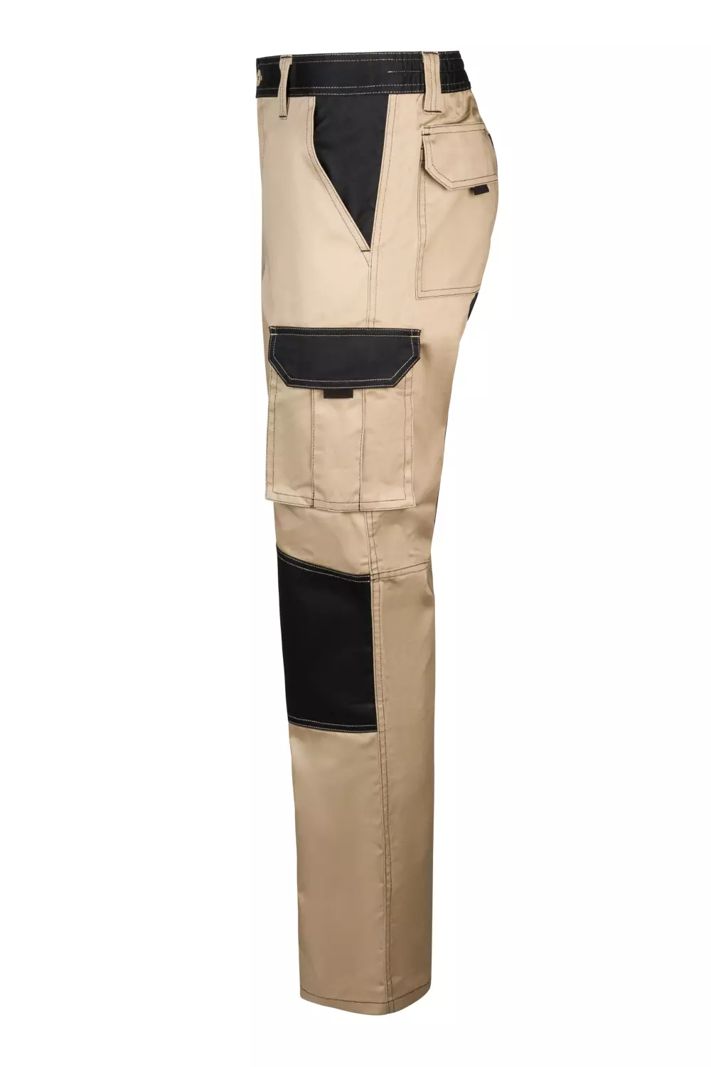 Velilla 103020B-46-00, Work Trousers, Sand Beige/Black, image 6