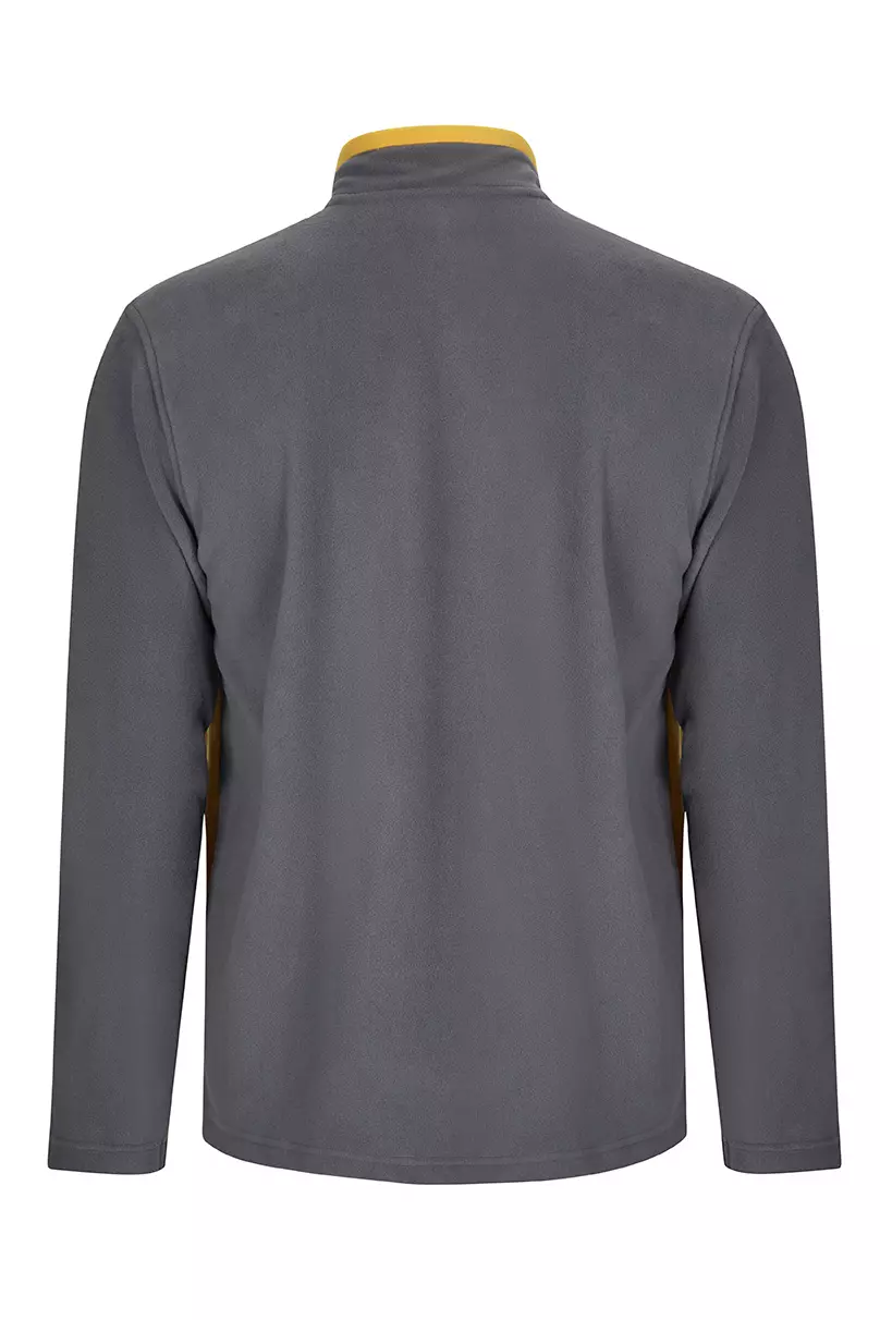 Velilla 201504-08-17, Fleece Jacket, Grey/Yellow, image 2