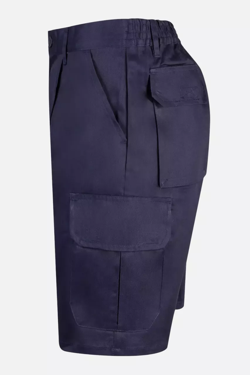 Velilla 344-01, Work Shorts, Marine Blue, image 3, gallery thumbnail