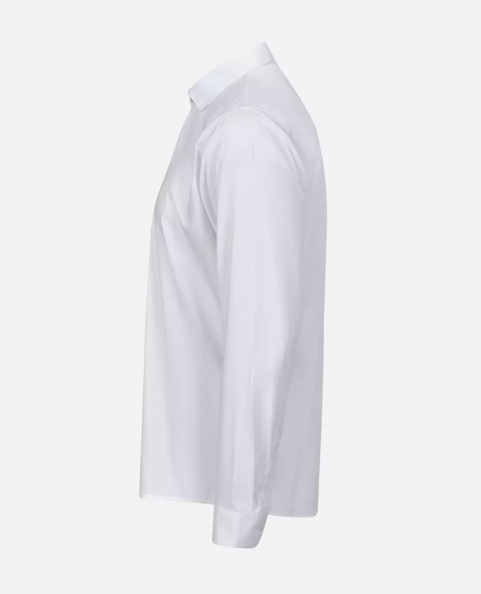 Velilla 405009-07, Long Sleeved Work Shirt, White, image 3, gallery thumbnail