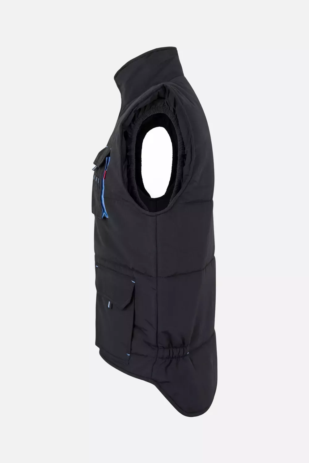Velilla 205902-00-05, Padded Work Vest, Black/Sky Blue, image 4