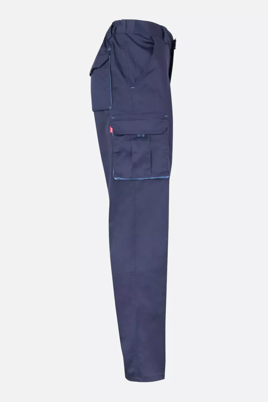 Velilla 103004-61-05, Work Trousers, Navy Blue/Sky Blue, image 6, gallery thumbnail