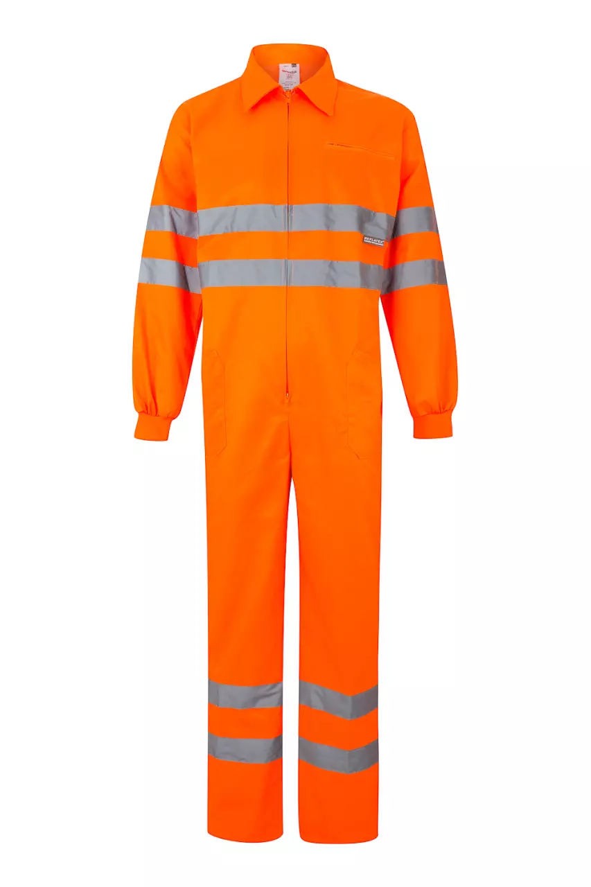 Velilla High-Vis Overall, High-Vis Orange
