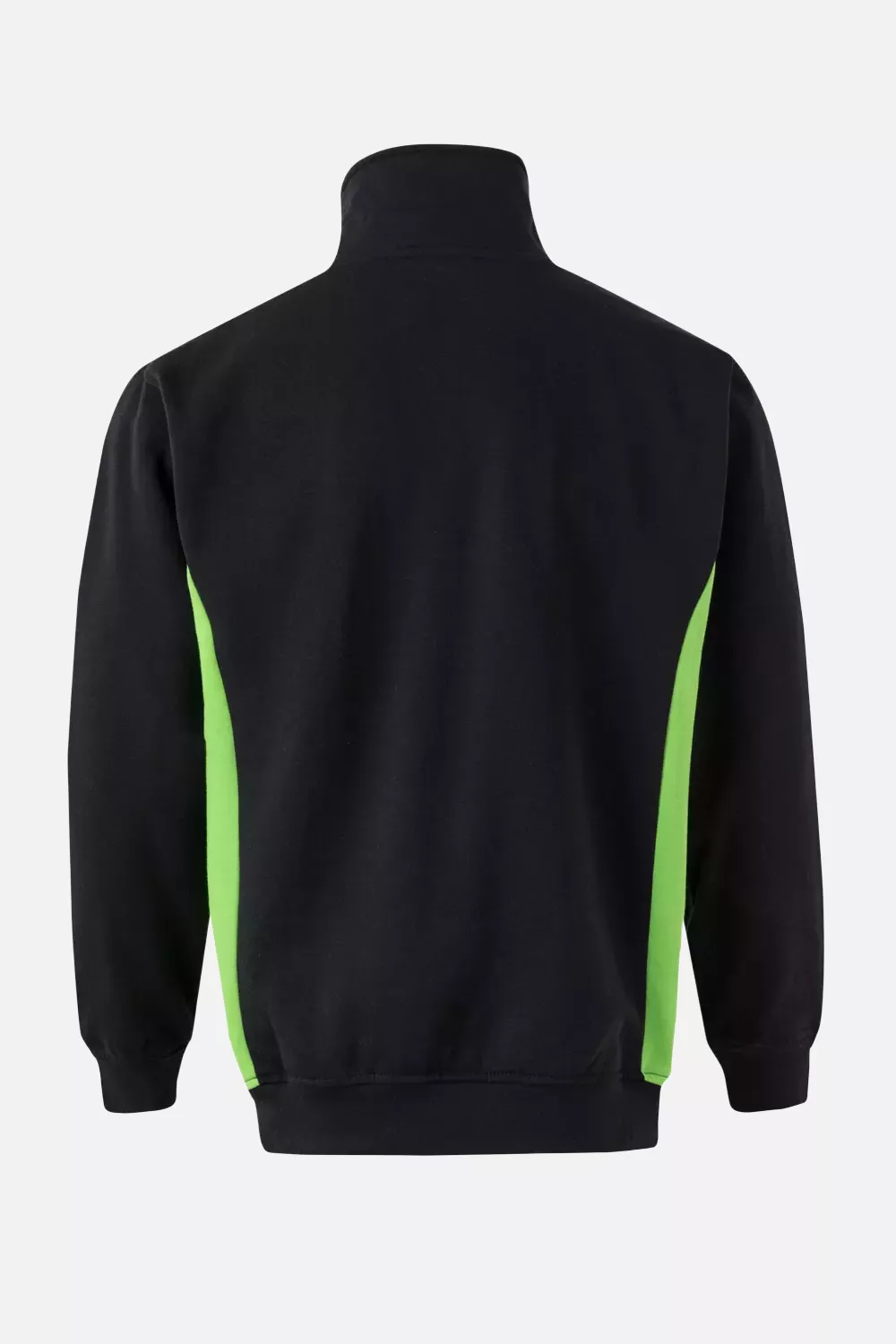 Velilla 105704-00-25, Work Sweatshirt, Black/Lime Green, image 3