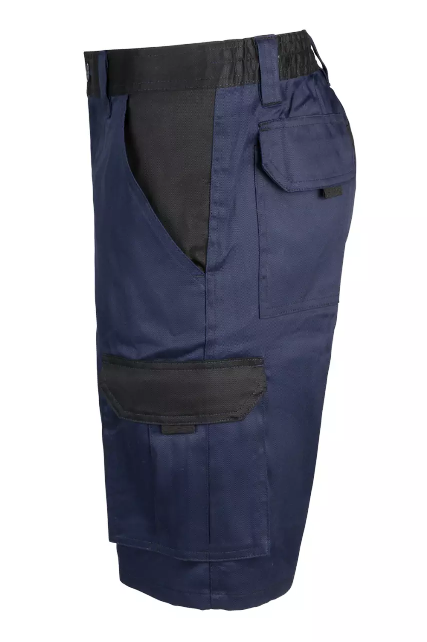 Velilla 103021B-61-00, Work Shorts, Navy Blue/Black, image 6, gallery thumbnail