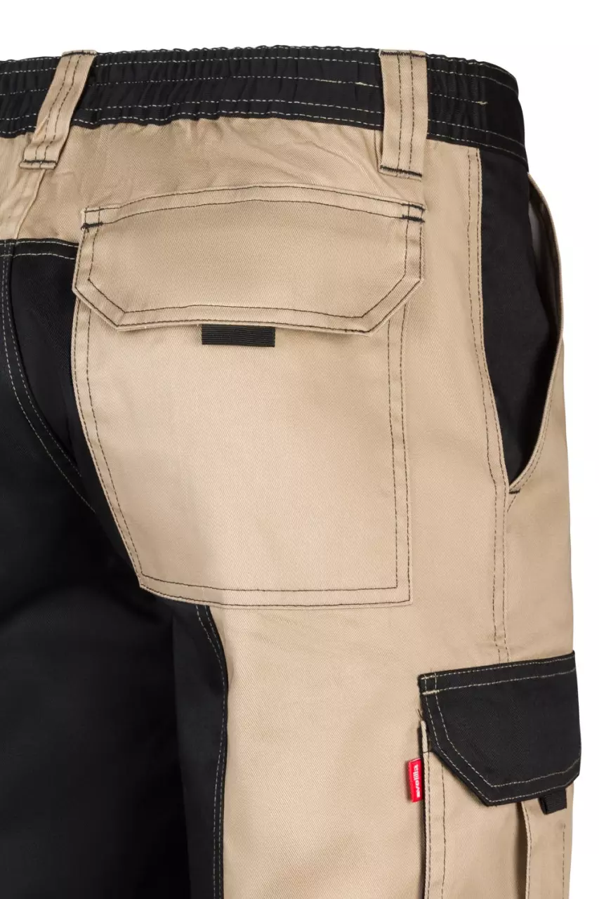 Velilla 103020B-46-00, Work Trousers, Sand Beige/Black, image 7, gallery thumbnail