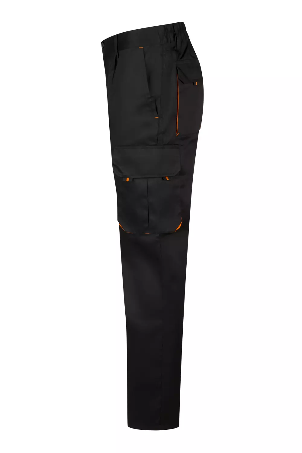 Velilla 103004-00-16, Arbeitshose, Schwarz/Orange, image 2