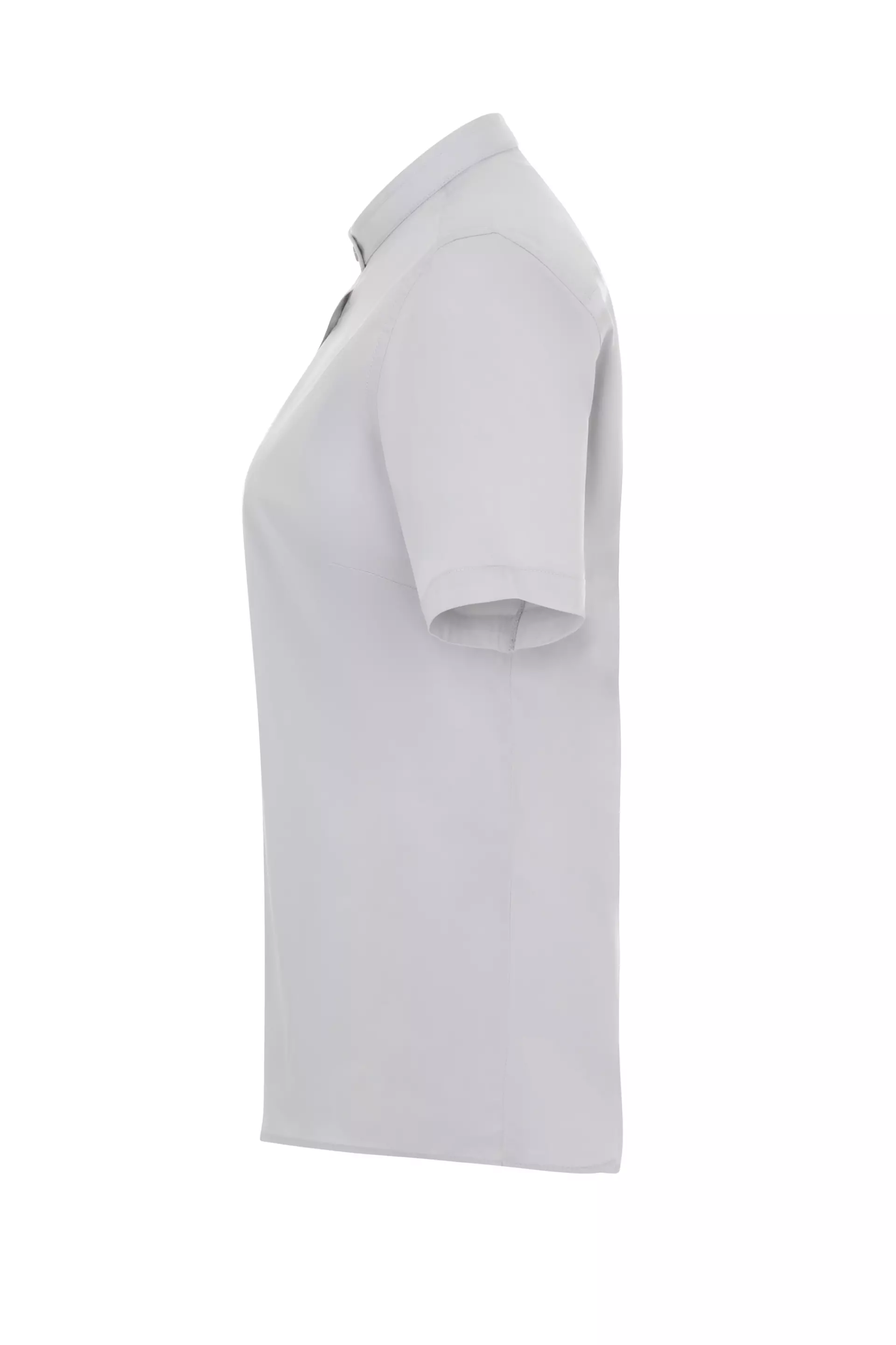 Velilla 405014S-58, Short-Sleeved Mandarin Collar Work Shirt, Ice Grey, image 3