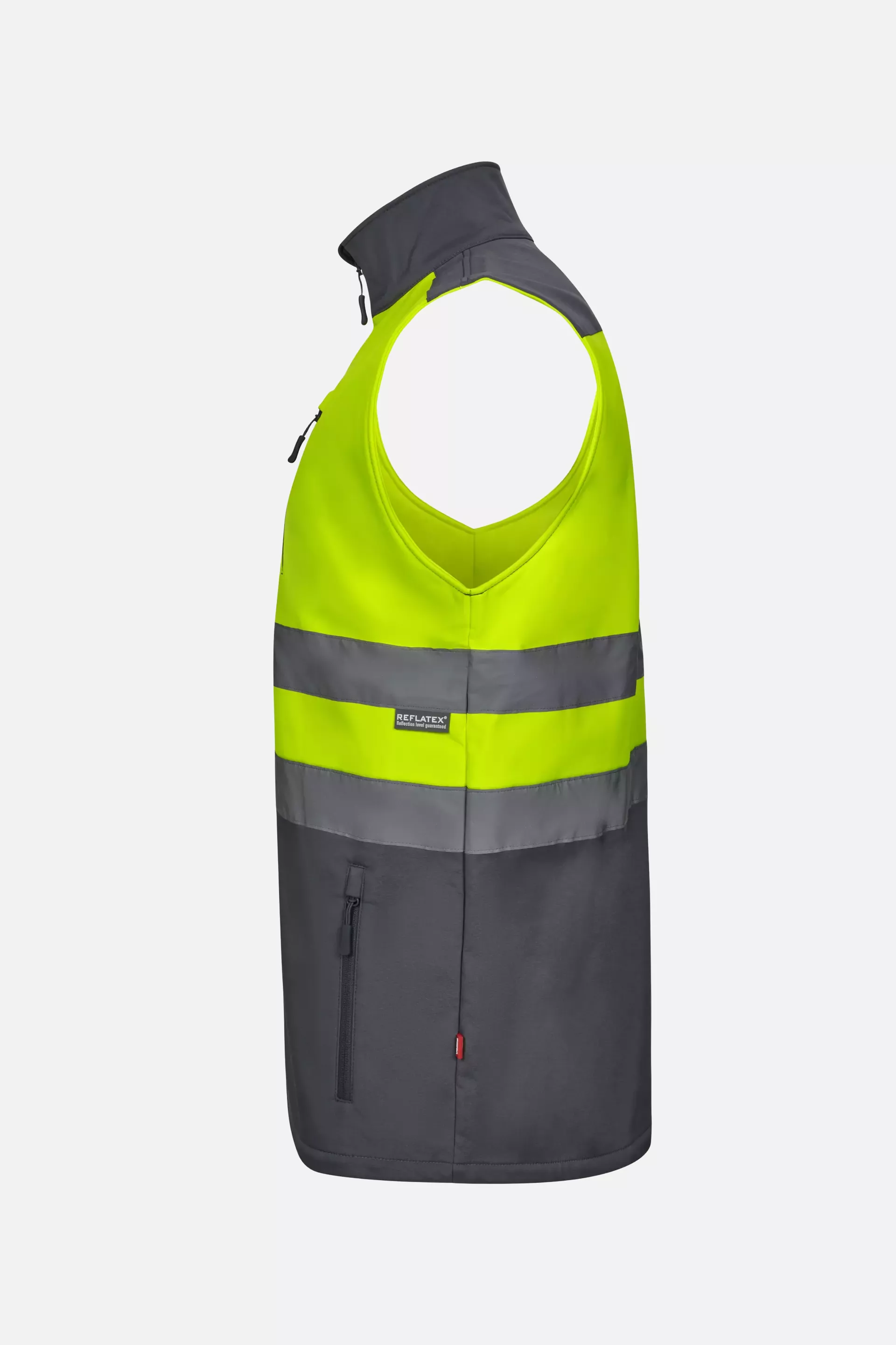 Velilla 305906-08-20, High-Vis Vest, Grey/Hi-Vis Yellow, image 4