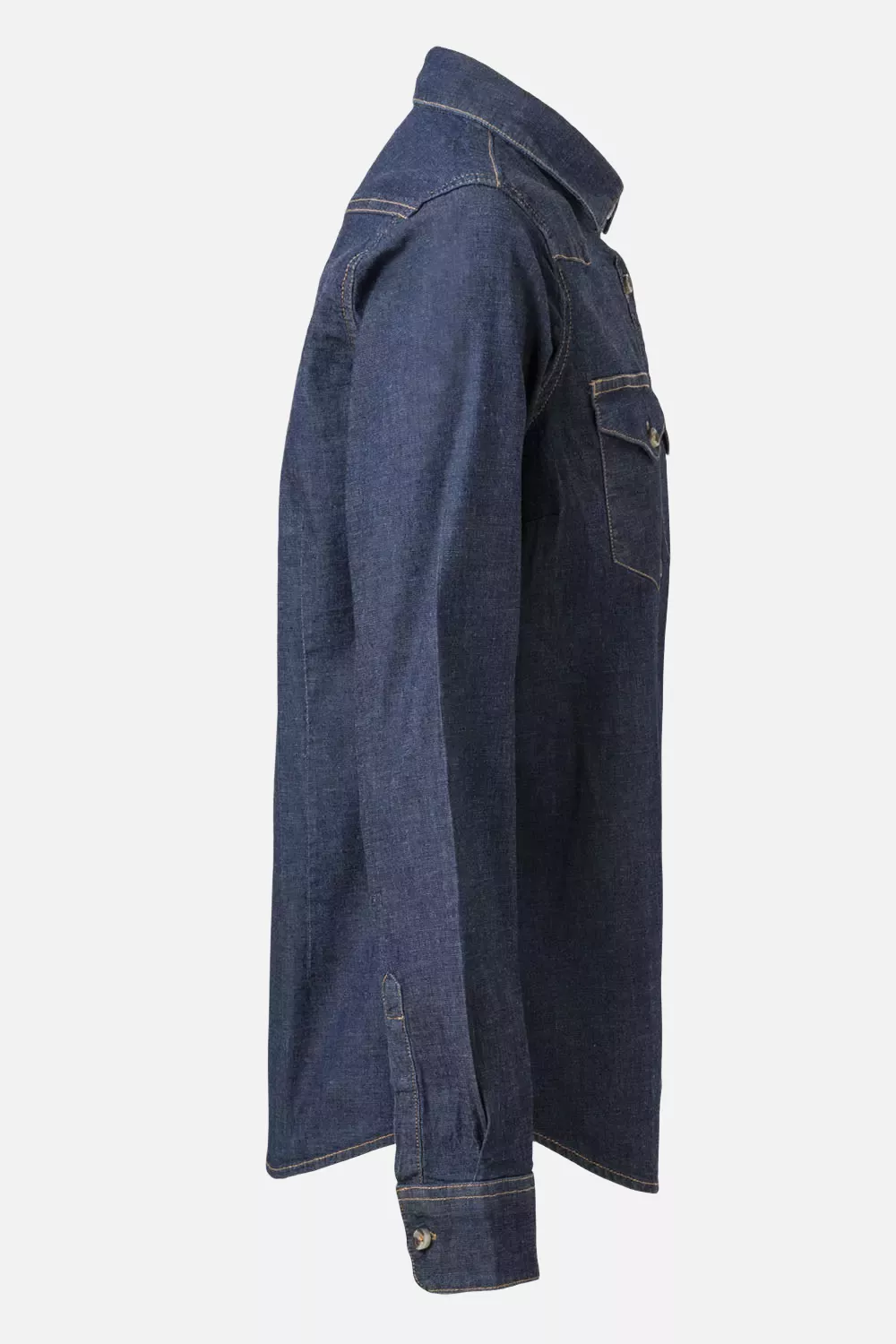 Velilla 405007S-63, Denim Work Shirt, Blue Denim, image 6