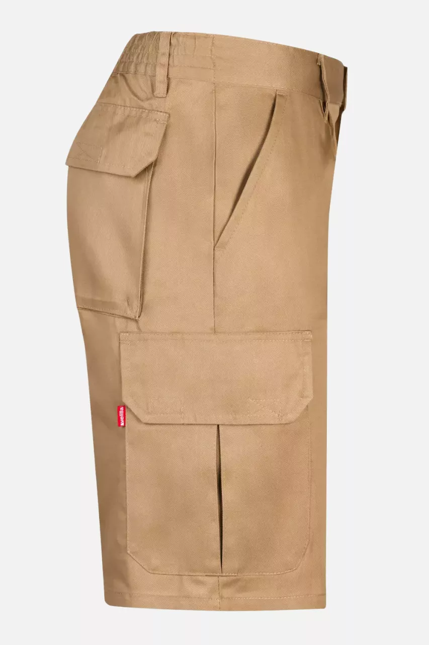 Velilla 344-06, Work Shorts, Beige, image 2, gallery thumbnail