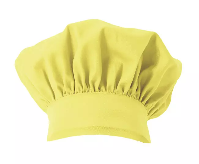 Velilla 404001-43, Chef Hat, Light Yellow