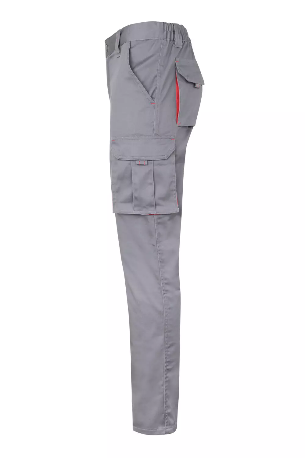 Velilla 103024S-08-12, Work Trousers, Grey/Red, image 3