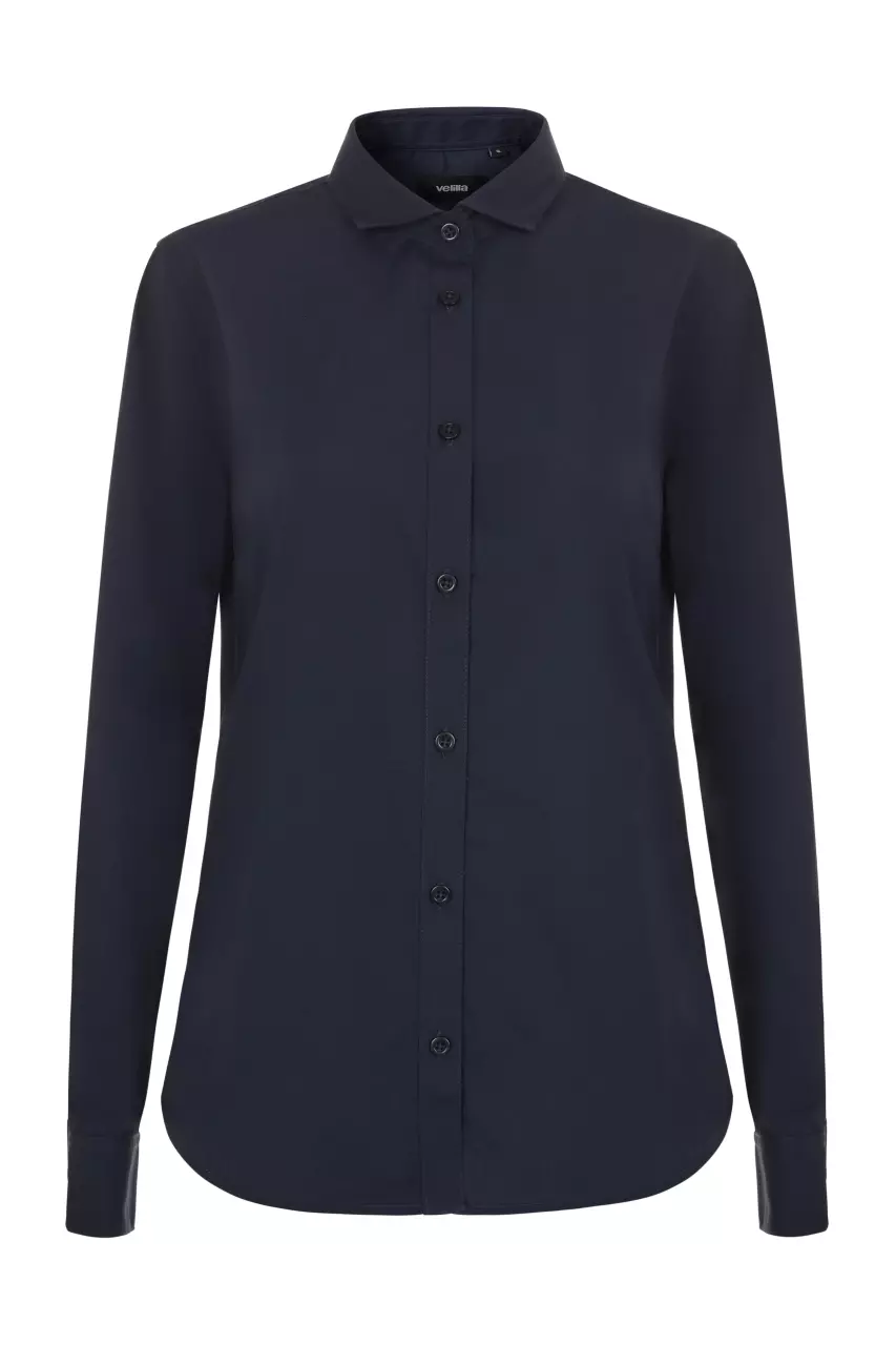 Velilla 405011-61, Long Sleeved Work Shirt, Navy Blue