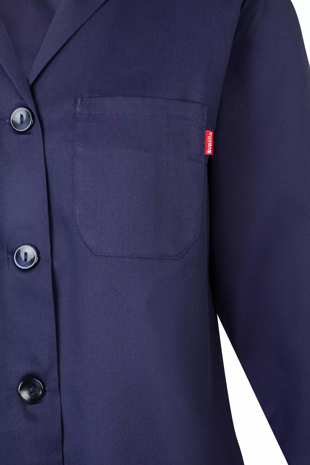 Velilla 908-01, Work Coat, Marine Blue, image 3