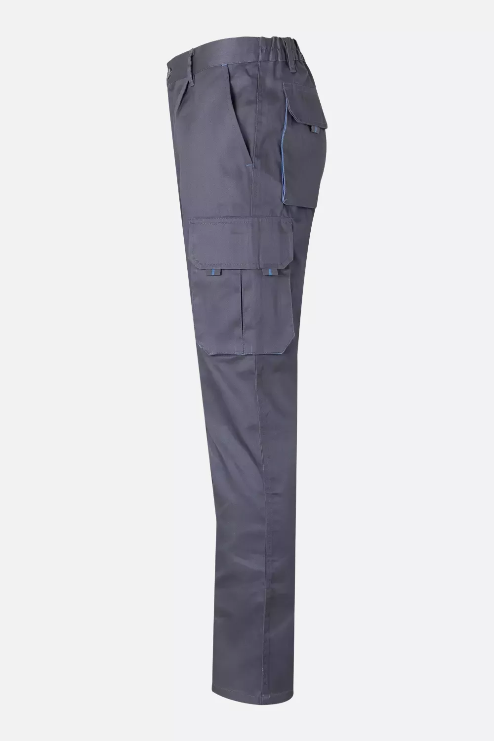 Velilla 103004-08-05, Work Trousers, Grey/Sky Blue, image 4