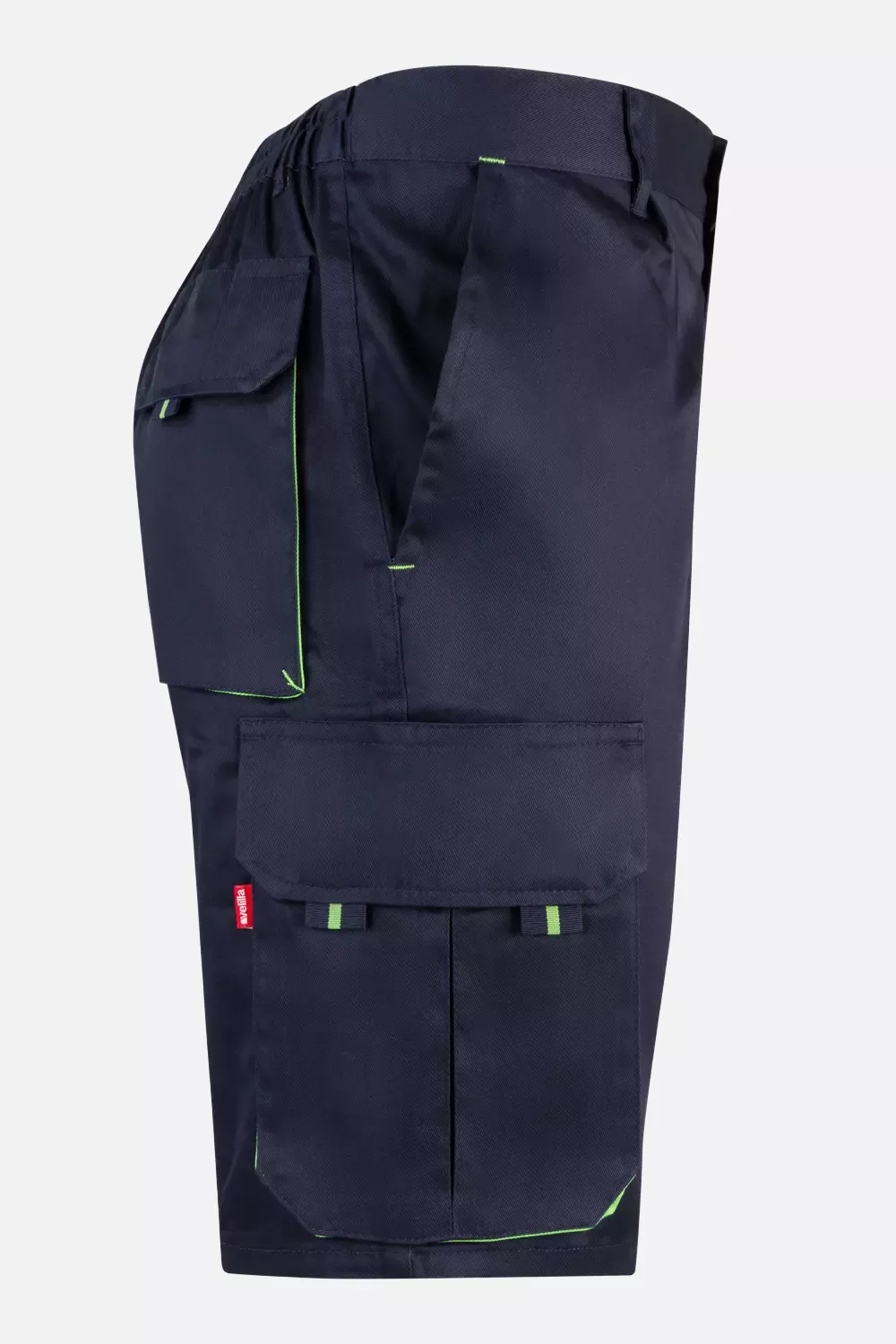 Velilla 103007-01-25, Arbeitsshorts, Marineblau/Limegrün, image 6