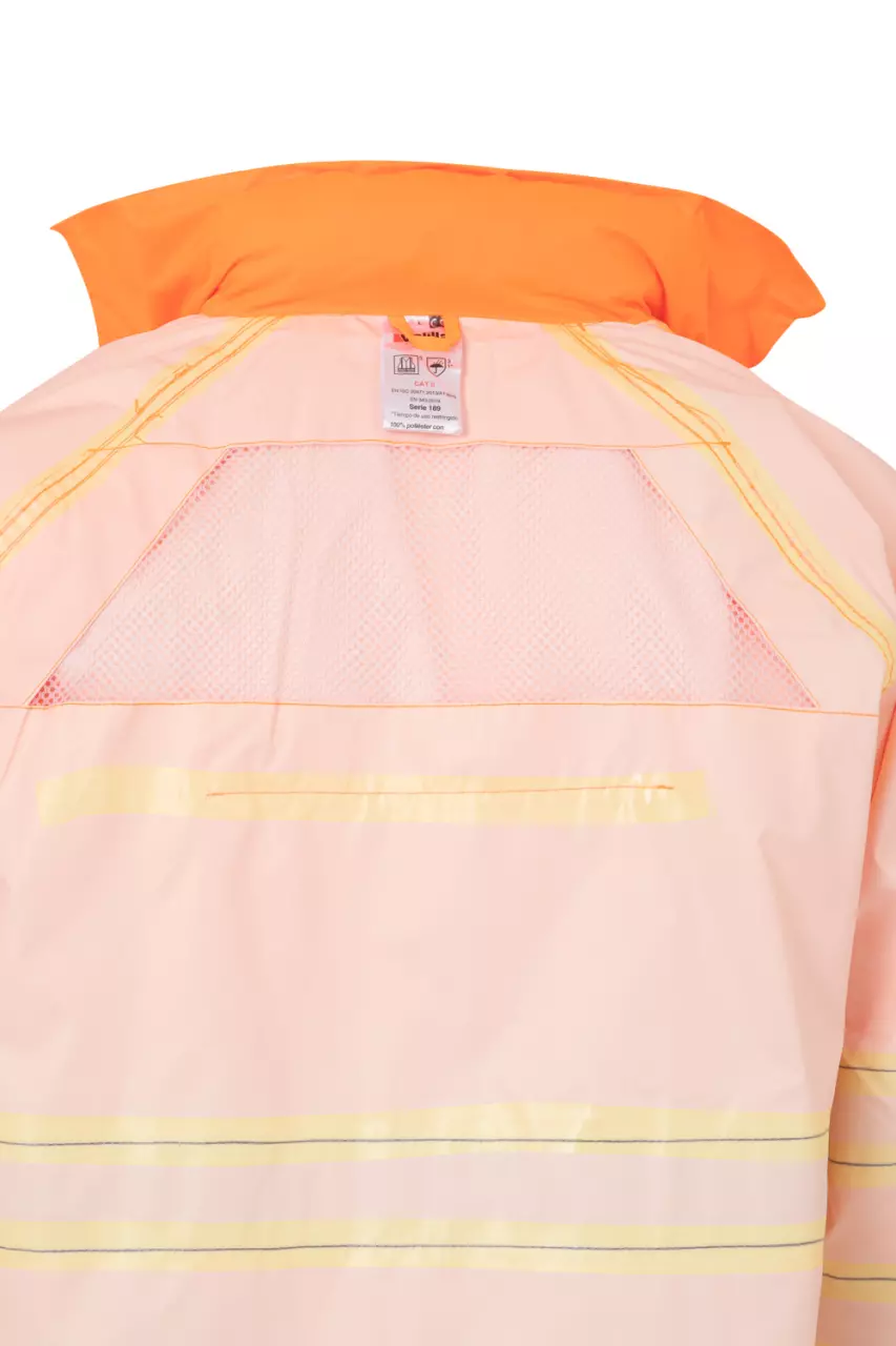 Velilla 189-19, High-Vis Rain Suit, Hi-Vis Orange, image 3, gallery thumbnail