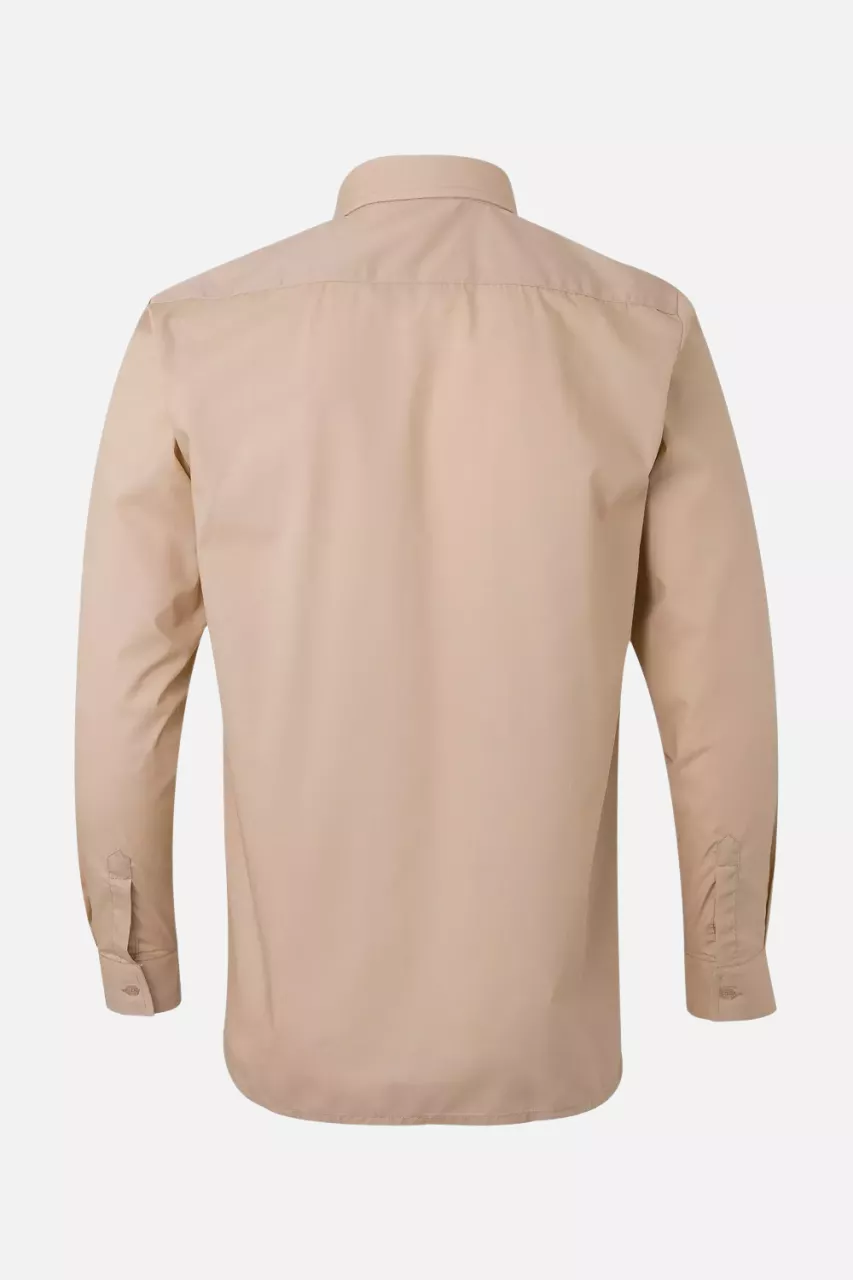 Velilla 530-06, Langarm-Arbeitshemd, Beige, image 3, gallery thumbnail