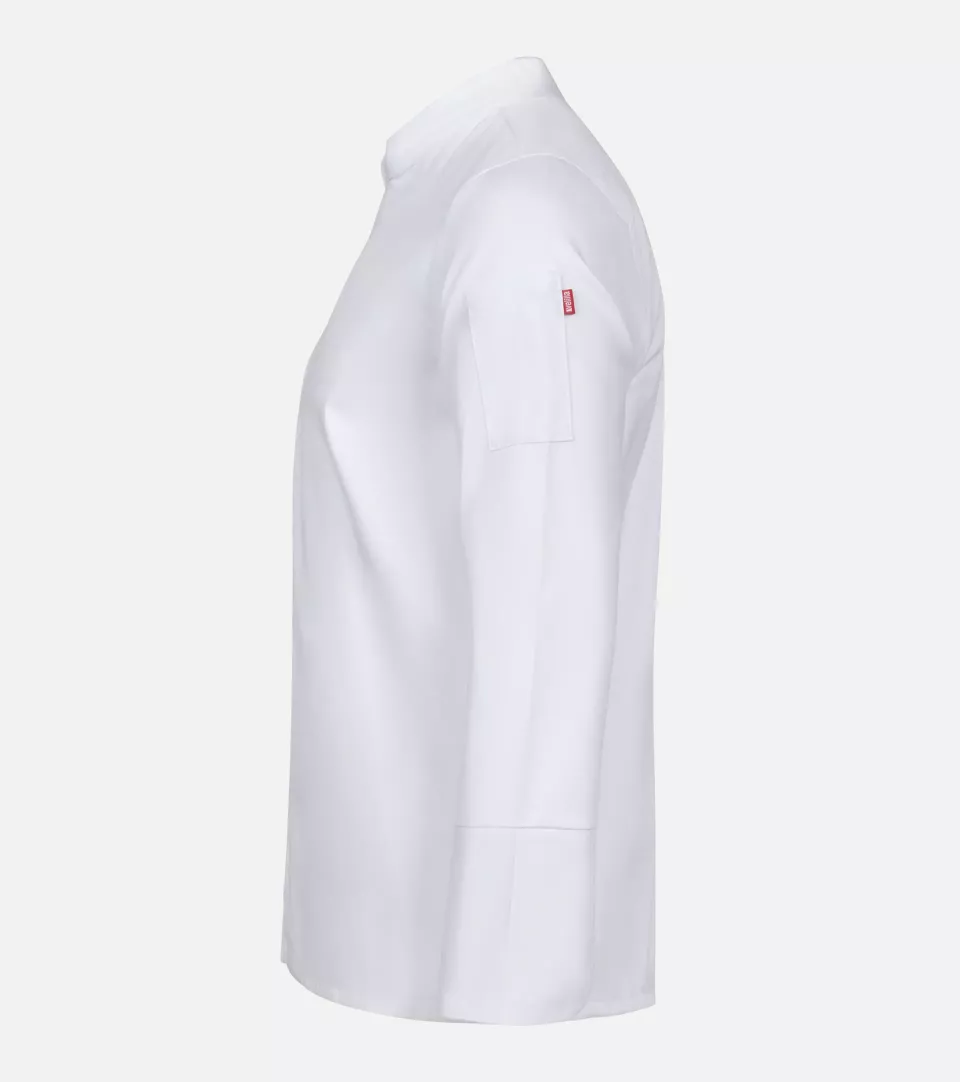 Velilla 405202TC-07, Long Sleeved Chef Jacket, White, image 4, gallery thumbnail