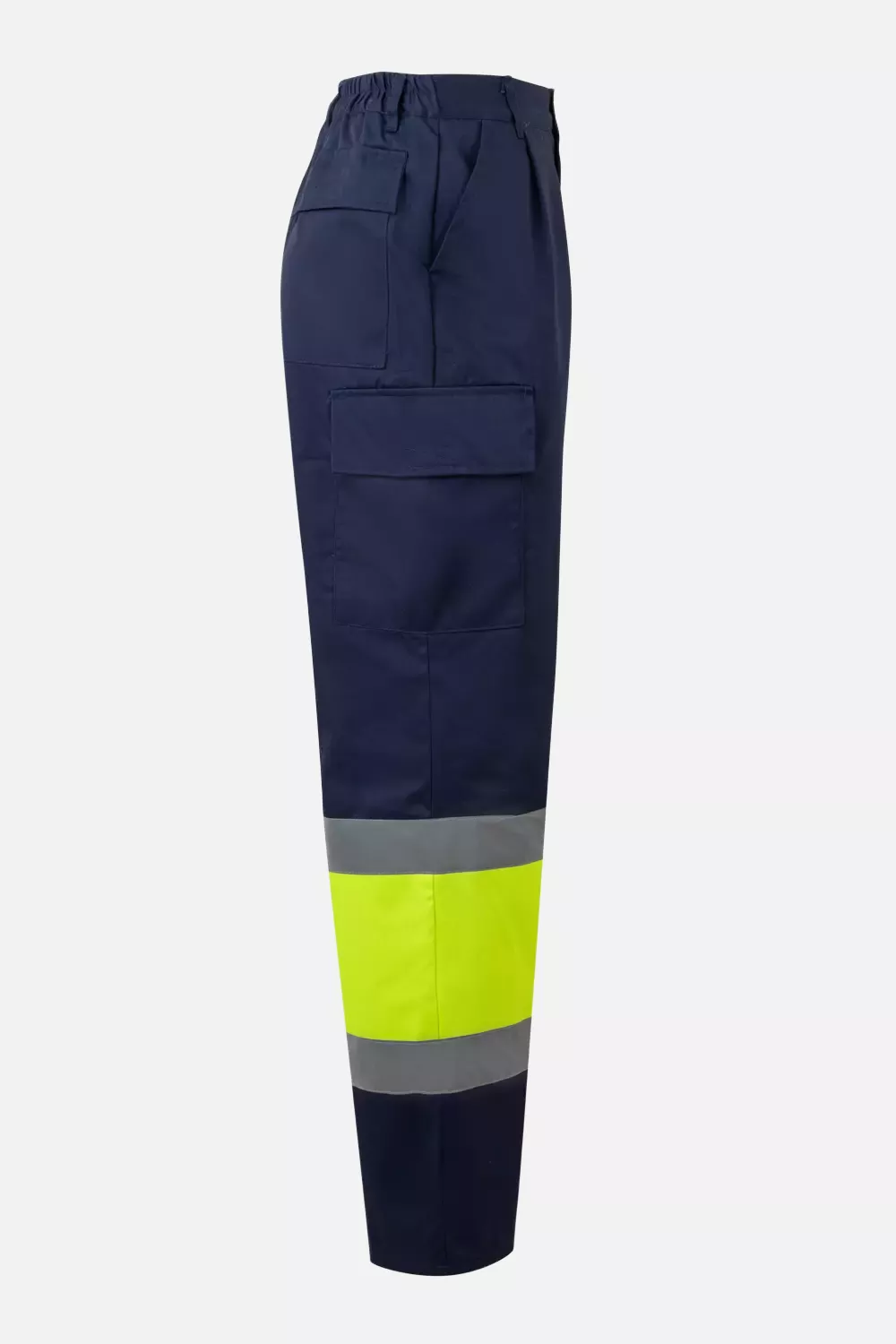 Velilla 303003-01-20, Warnschutz-Arbeitshose, Marineblau/Warngelb, image 2
