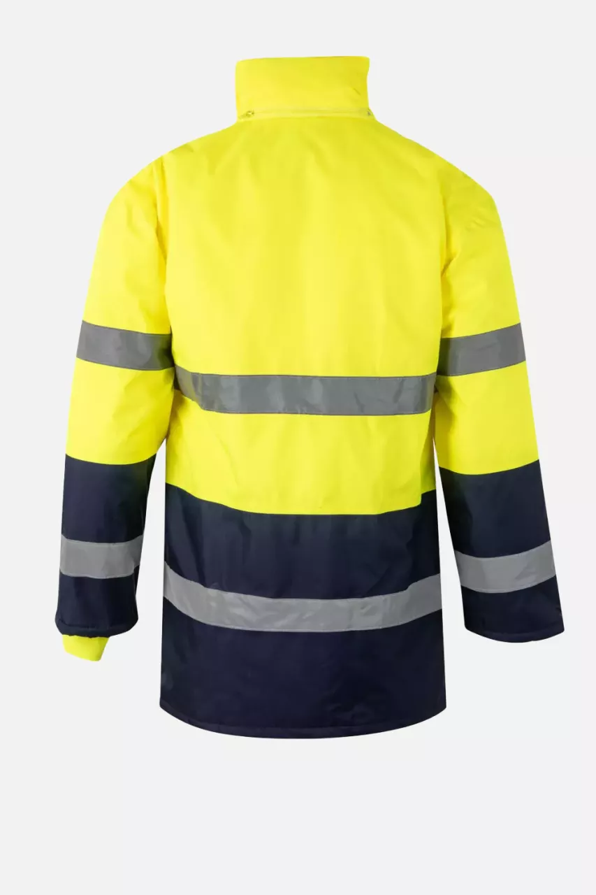 Velilla 0166-01-20, Warnschutzjacke, Marineblau/Warngelb, image 3, gallery thumbnail