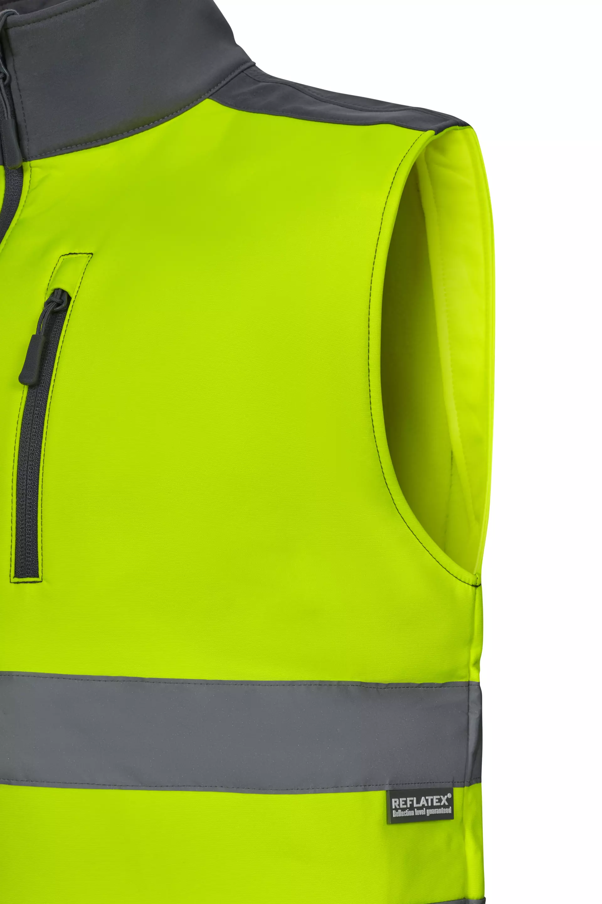 Velilla 305906-08-20, High-Vis Vest, Grey/Hi-Vis Yellow, image 5