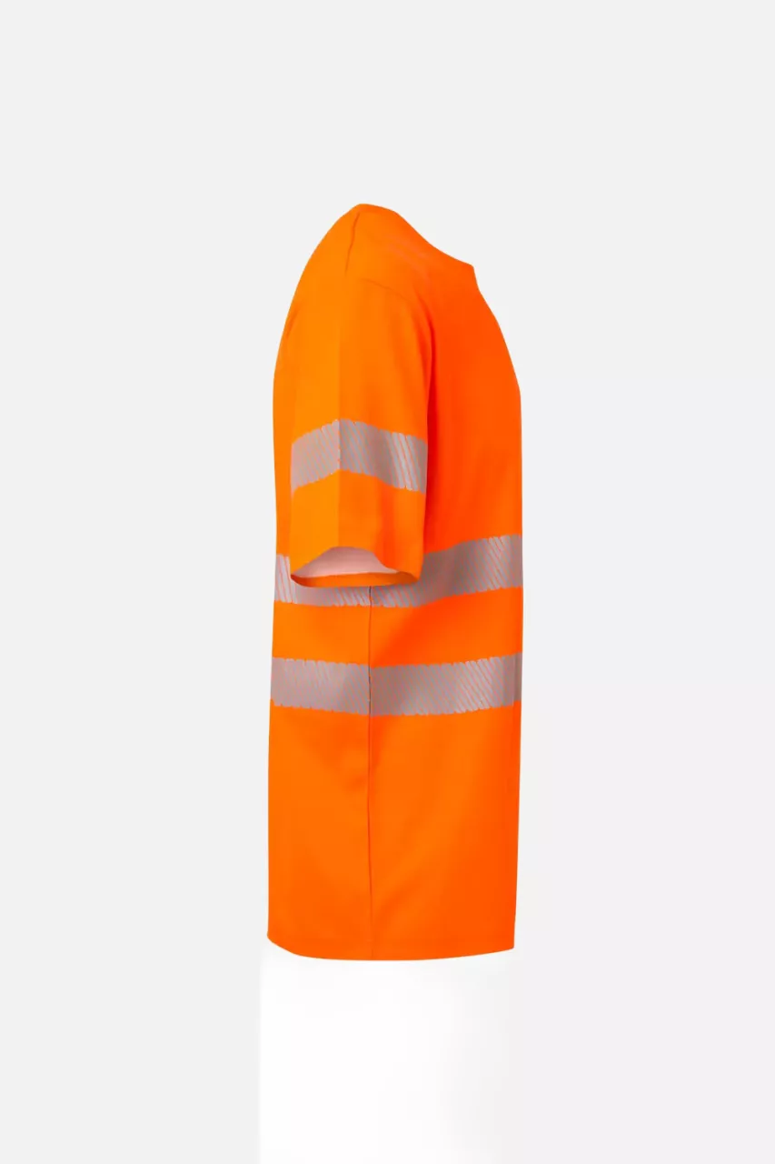 Velilla 305508-19, High-Vis Short Sleeve T-Shirt, Hi-Vis Orange, image 3, gallery thumbnail