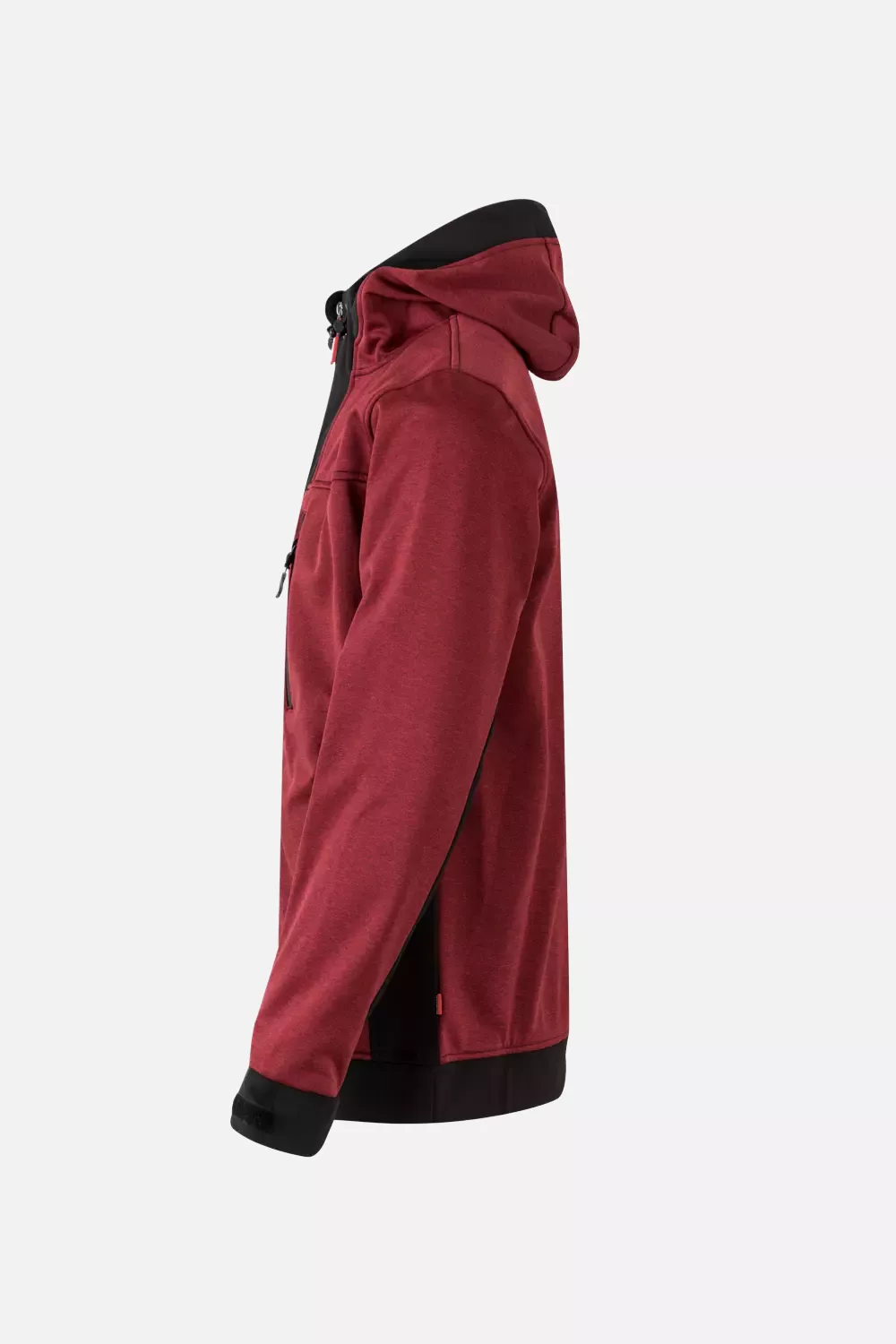 Velilla 206007-77-00, Work Jacket, Heather Maroon/Black, image 2