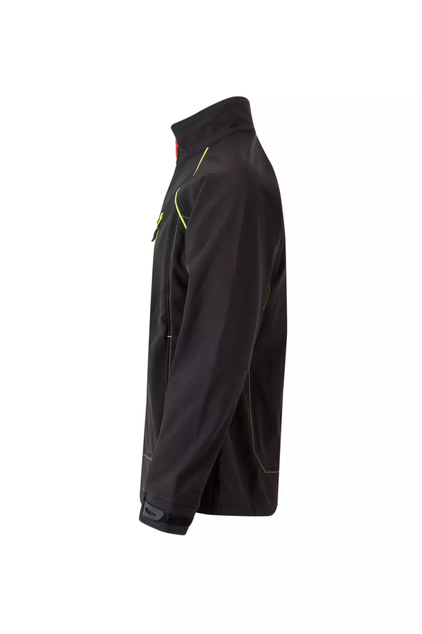 Velilla 206001-00-20, Work Jacket, Black/High-Vis Yellow, image 5, gallery thumbnail