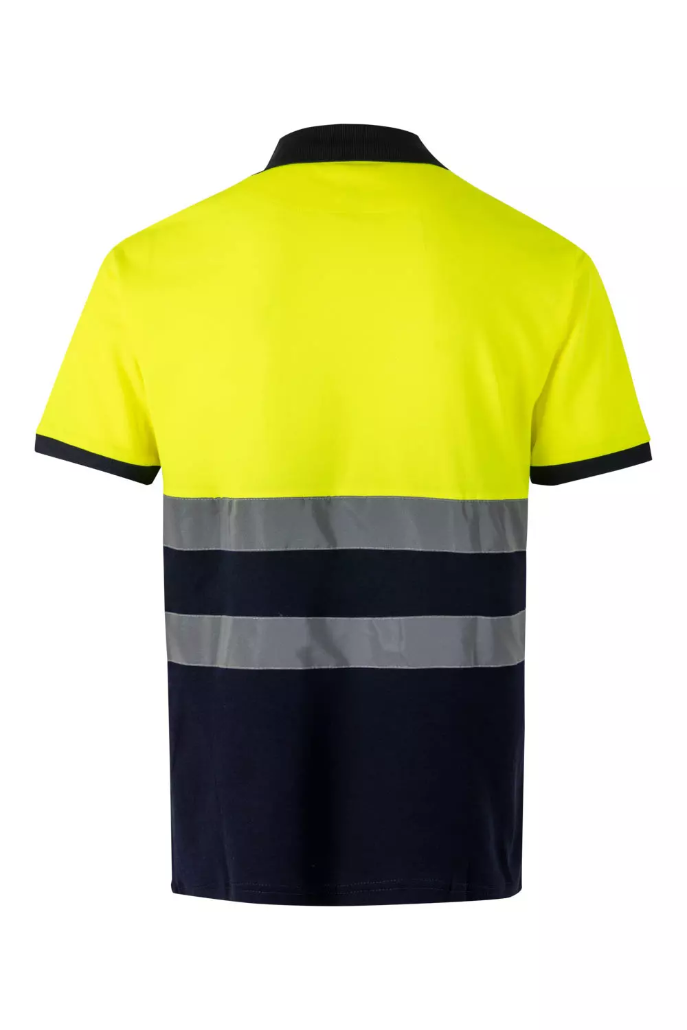 Velilla 305513-61-20-2, Warnschutz-Kurzarm-Poloshirt, Größe 4XL/5XL, Marineblau/Warngelb, image 4