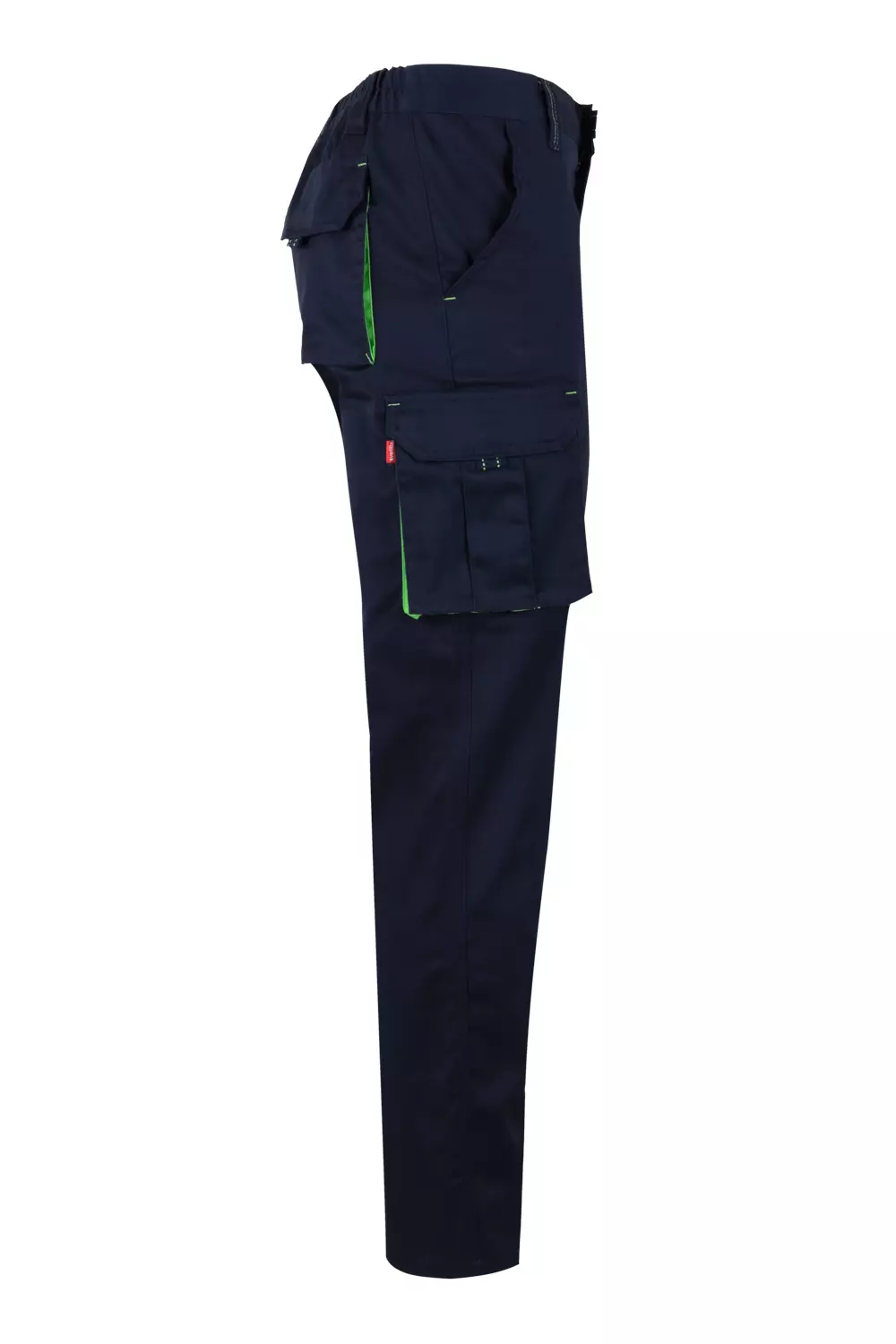 Velilla 103024S-61-25, Work Trousers, Navy Blue/Lime Green, image 3