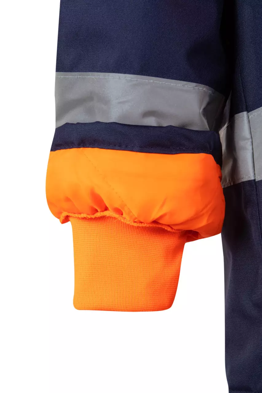 Velilla 0166-01-19, Warnschutzjacke, Marineblau/Warnschutz-Orange, image 7, gallery thumbnail