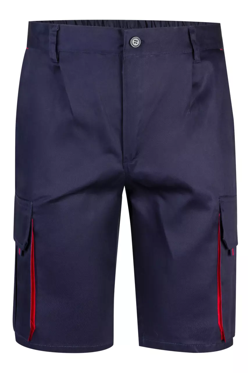 Velilla 103007-01-12, Arbeitsshorts, Marineblau/Rot, image 1, gallery thumbnail