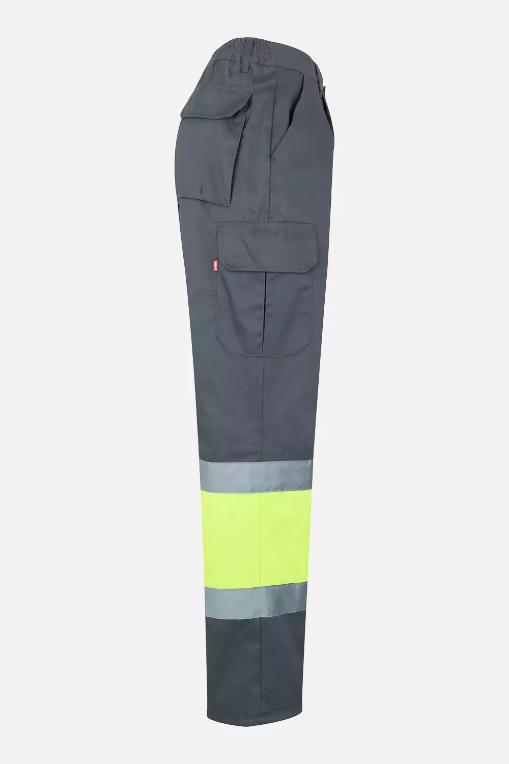 Velilla 0157-08-20-2, High-Vis Trousers, Size 4XL/5XL, Grey/Hi-Vis Yellow, image 3