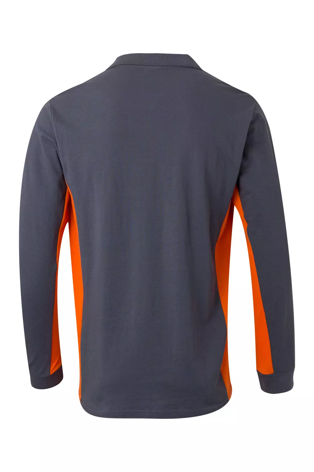 Velilla 105514-08-16, Long Sleeved Polo Shirt, Grey/Orange, image 3