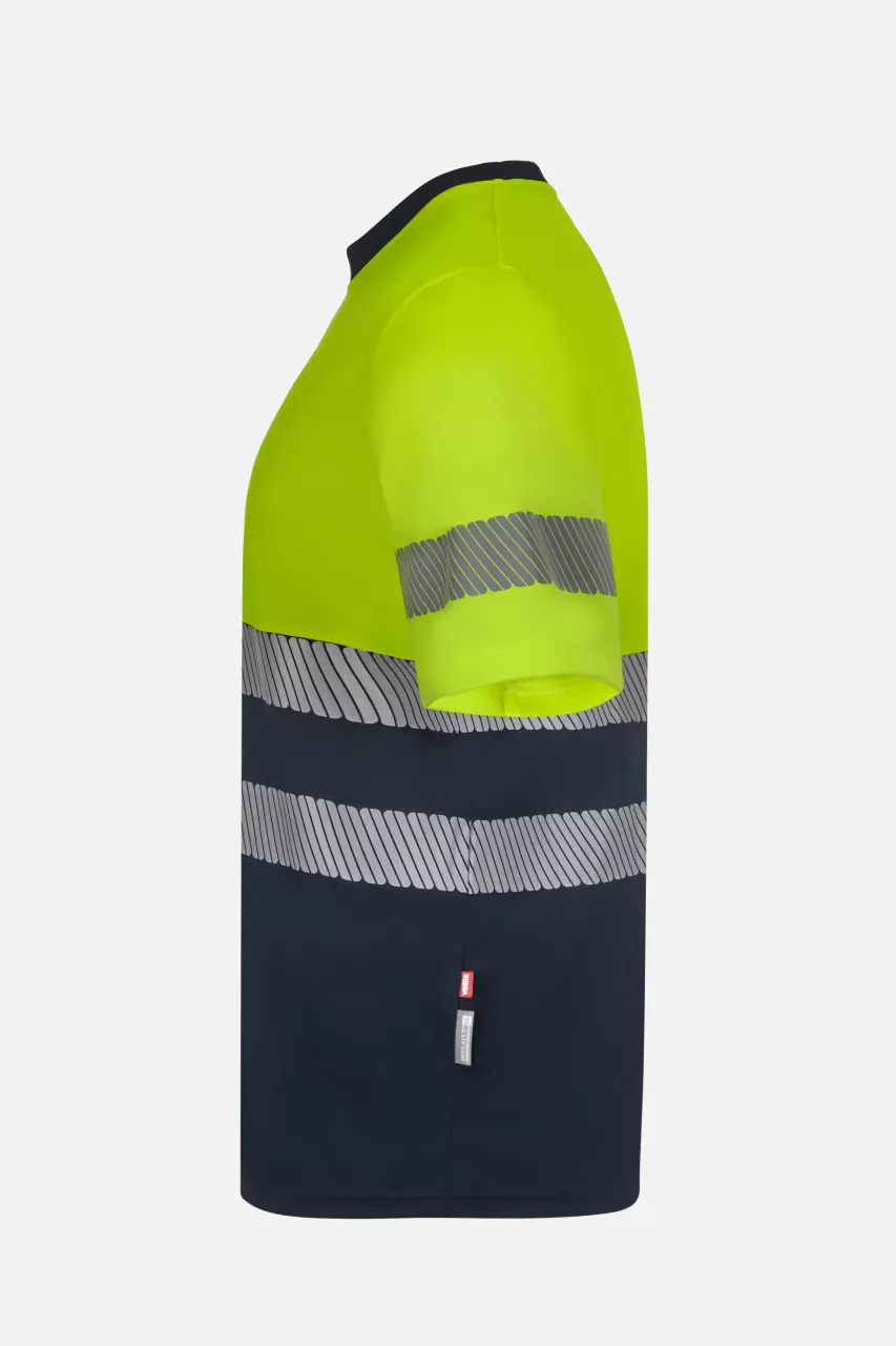Velilla 305633-61-20, Warnschutz-T-Shirt, Marineblau/Warngelb, image 4, gallery thumbnail