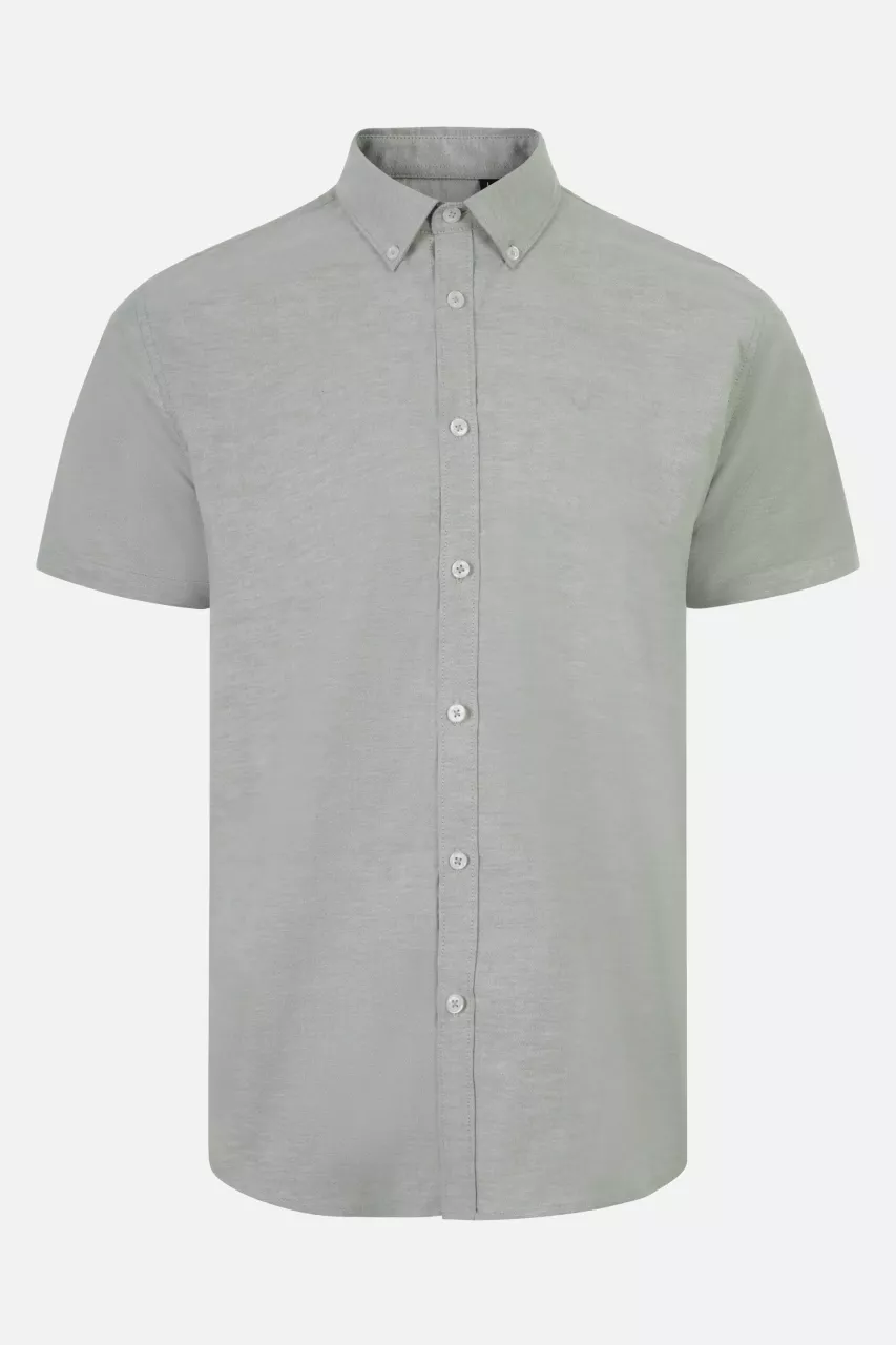 Velilla 405024S-35, Short-Sleeved Work Shirt, Light Olive Green, image 1, gallery thumbnail