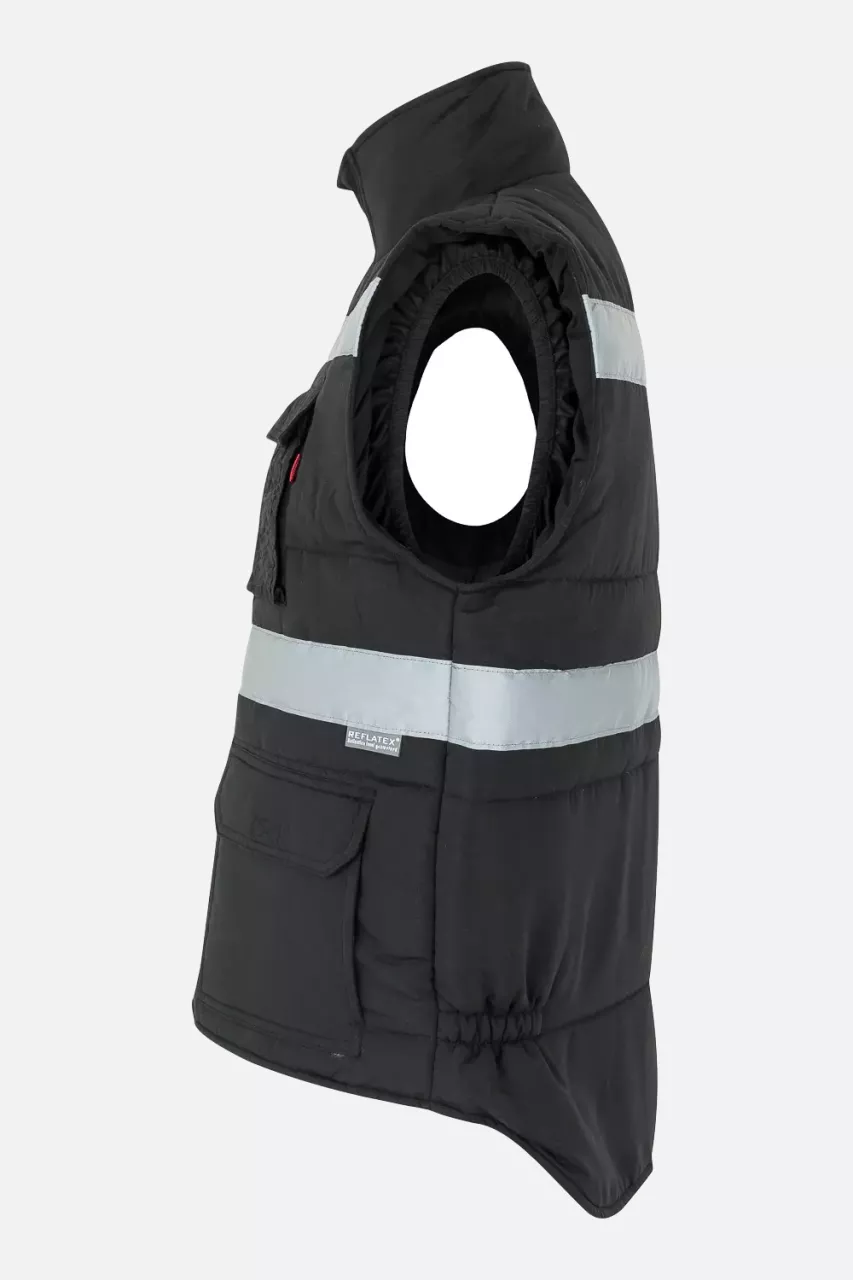 Velilla 205904-00, Padded Work Vest, Black, image 4, gallery thumbnail