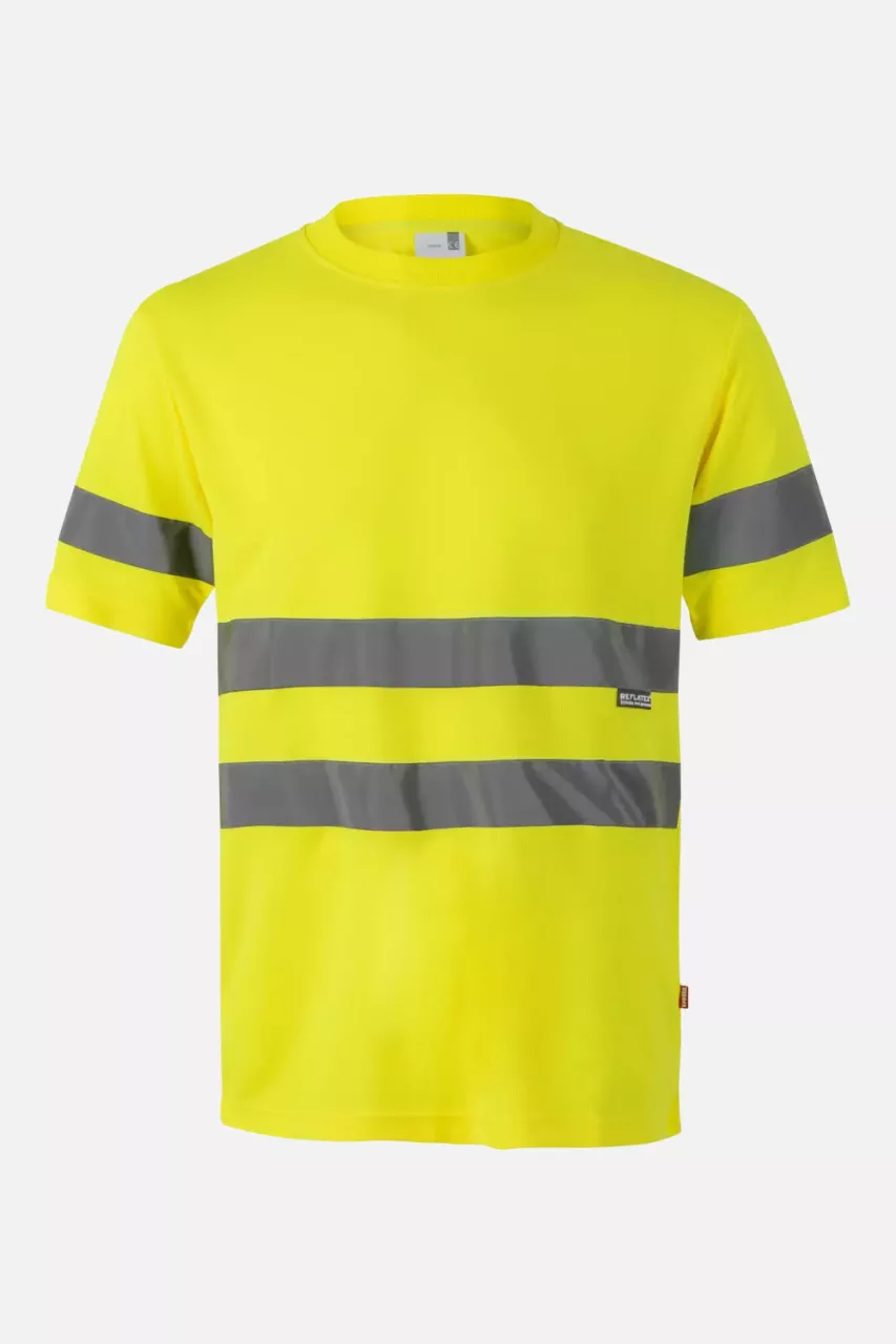 Velilla 305602-20, High-Vis Short Sleeve T-Shirt, Hi-Vis Yellow, image 1, gallery thumbnail