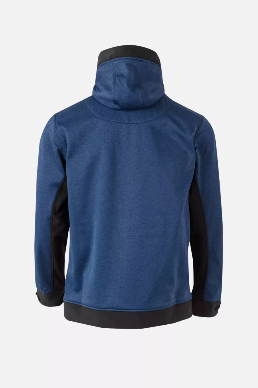 Velilla 206007-71-00, Work Jacket, Heather Blue/Black, image 6, gallery thumbnail