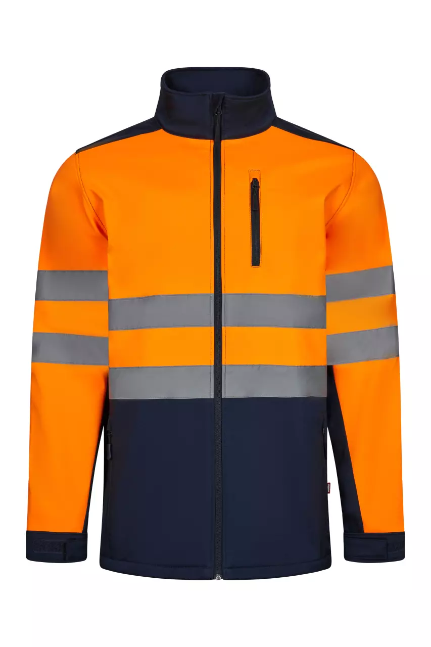 Velilla 306006-61-19-2, High-Vis Jacket, Size 4XL/5XL, Navy Blue/Hi-Vis Orange