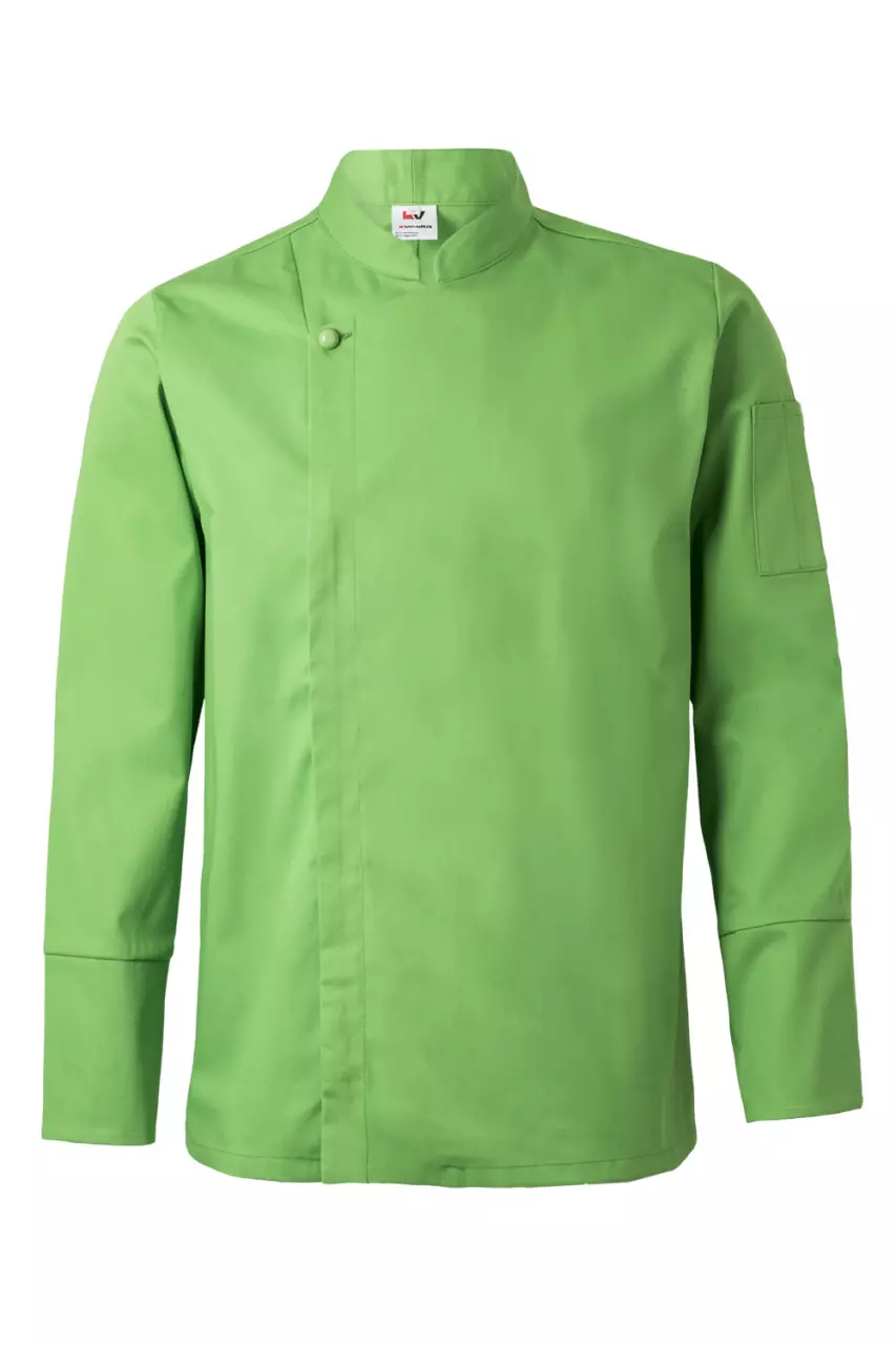 Velilla 405202TC-25, Long Sleeved Chef Jacket, Lime Green