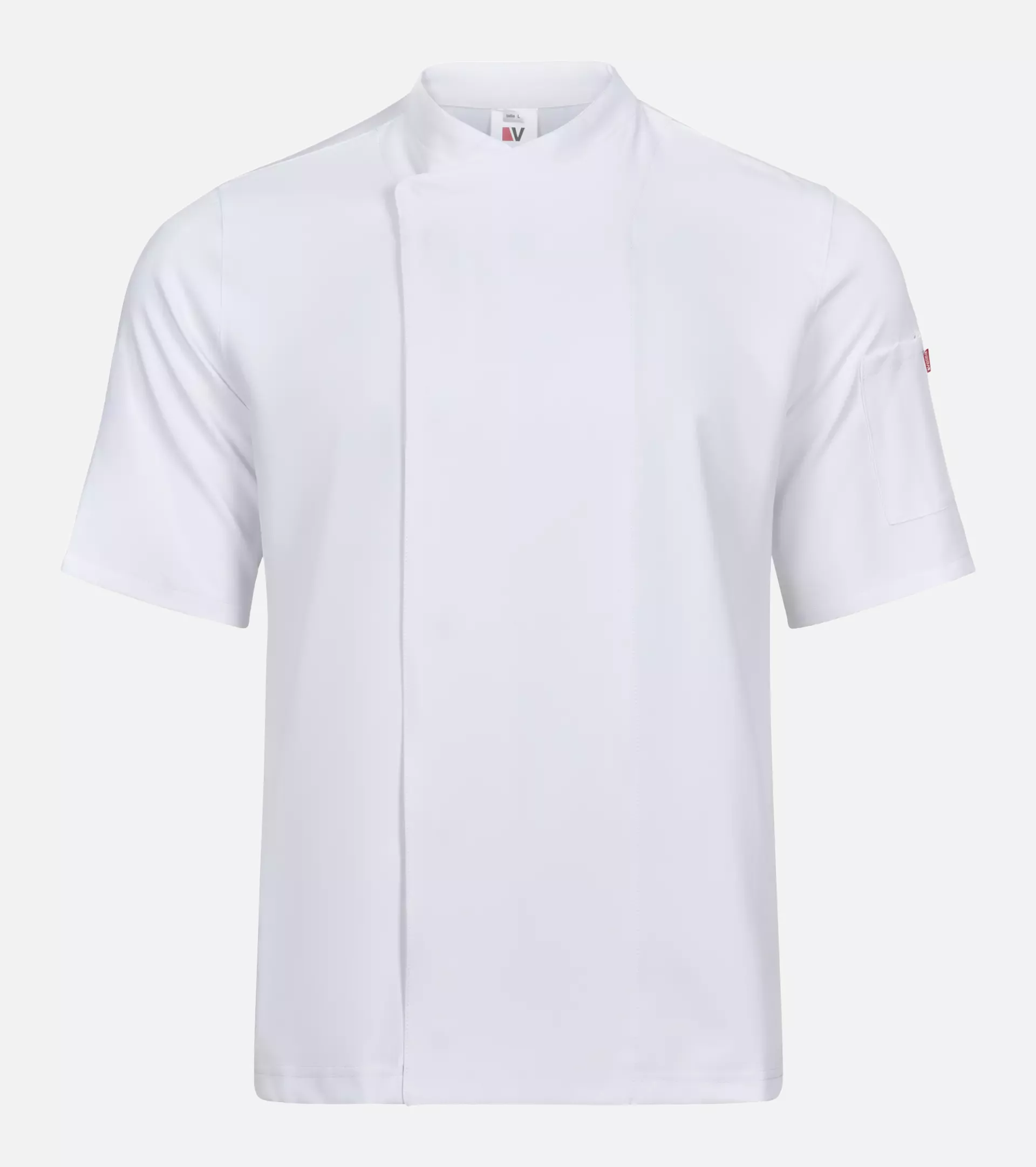 Velilla 405209-07, Short-Sleeved Chef Jacket, White, image 1