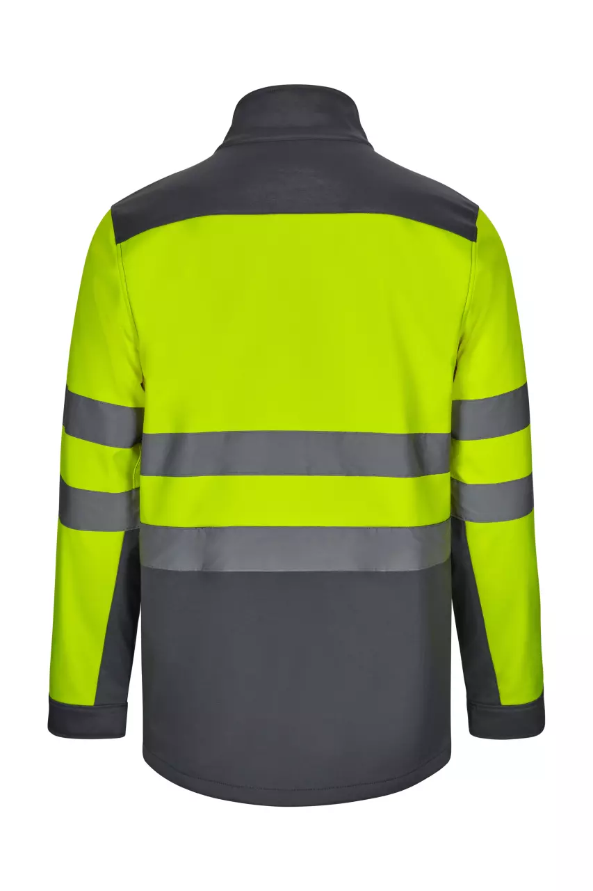 Velilla 306006-08-20-2, High-Vis Jacket, Size 4XL/5XL, Grey/Hi-Vis Yellow, image 2, gallery thumbnail