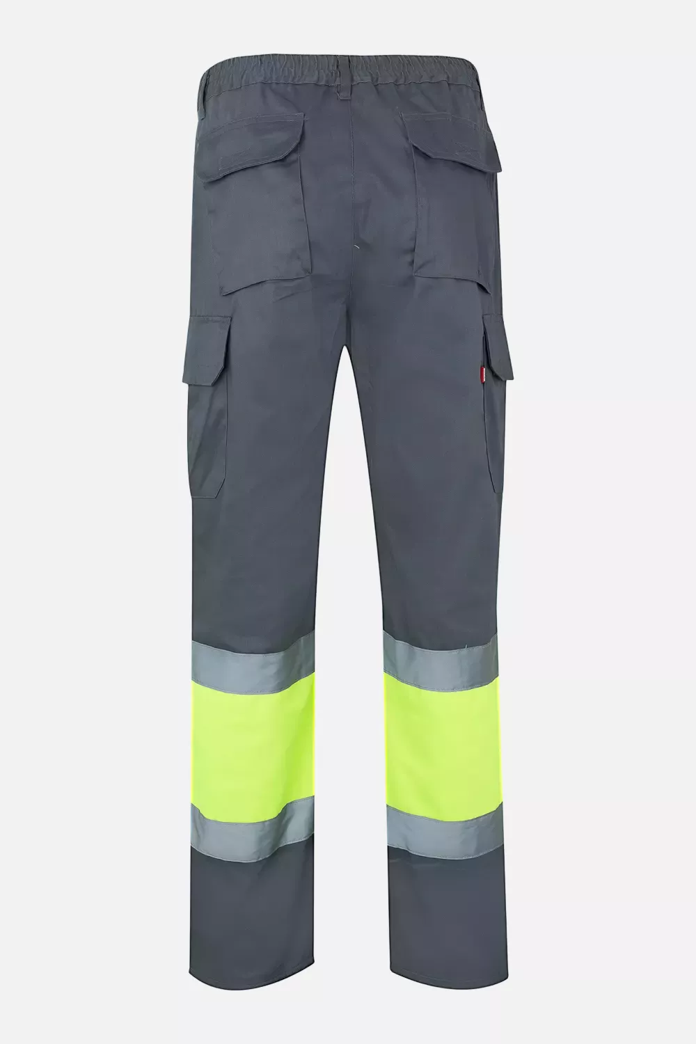 Velilla 0157-08-20, Warnschutz-Hose, Grau/Warngelb, image 2