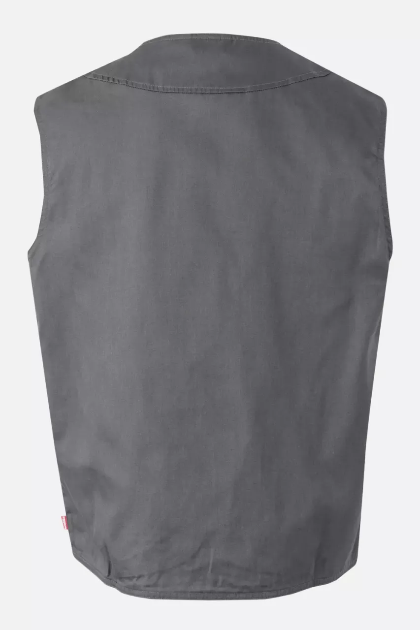 Velilla 105901-08, Work Vest, Grey, image 4, gallery thumbnail