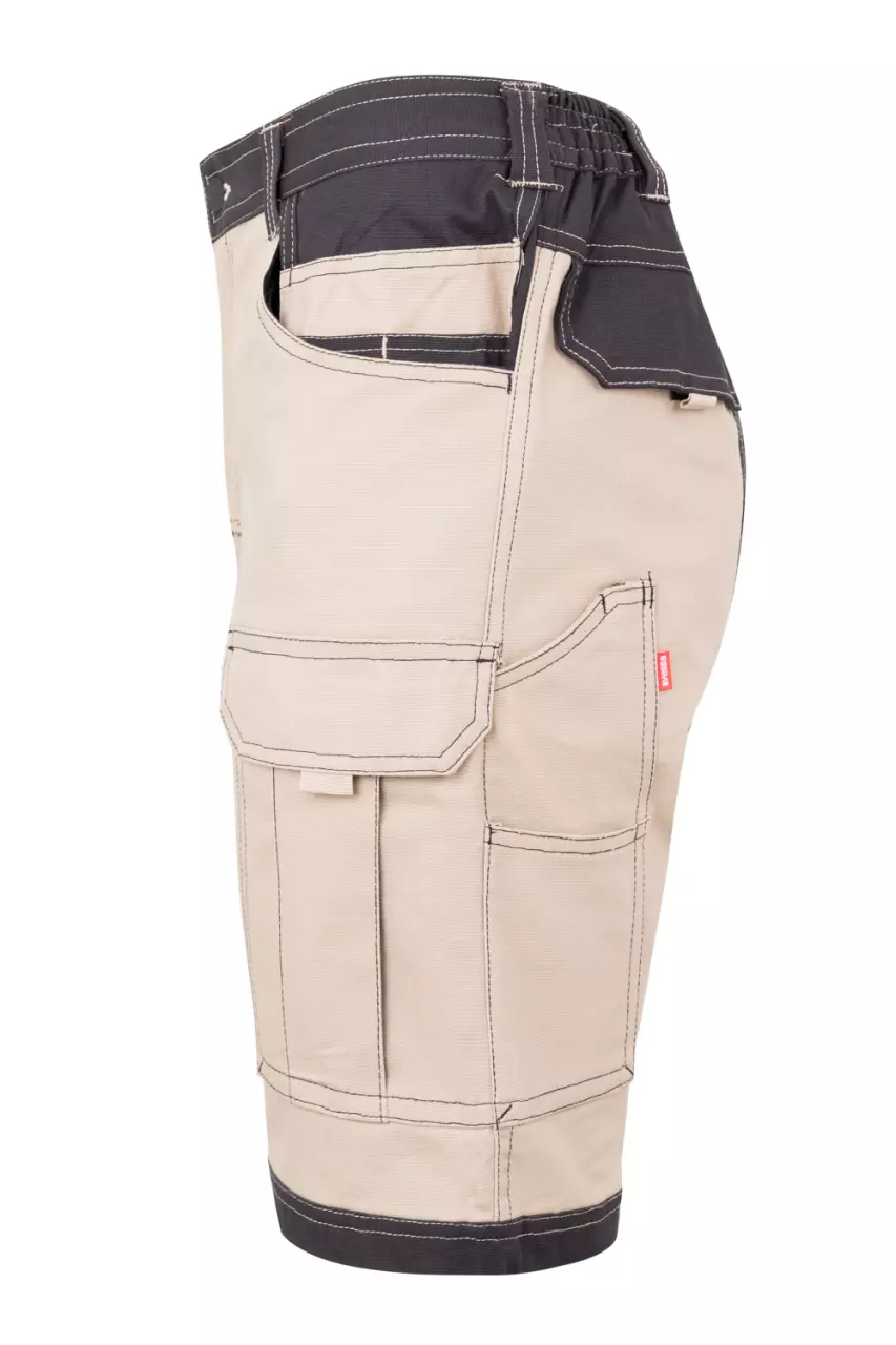 Velilla 103029S-46-00, Work Shorts, Sand Beige/Black, image 2, gallery thumbnail