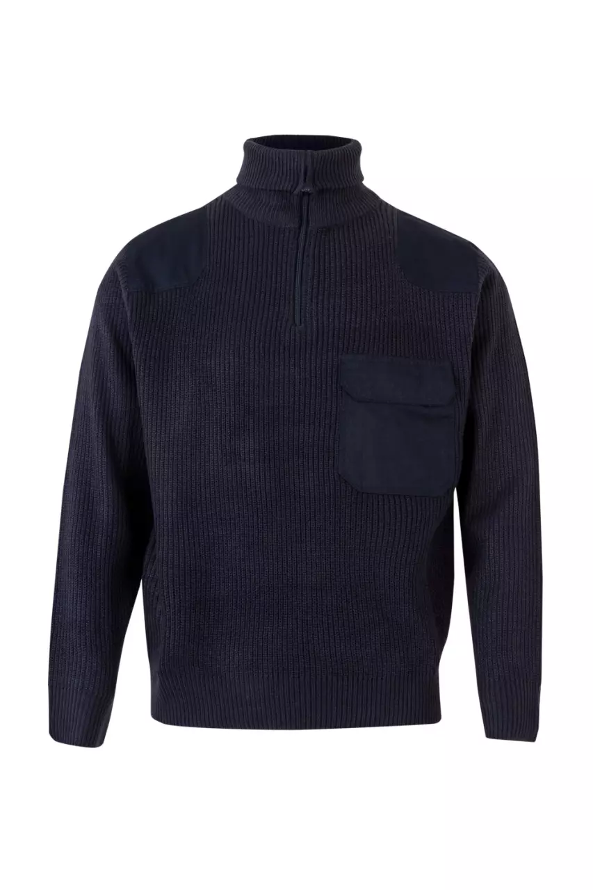 Velilla 101-01, Arbeitspullover, Marineblau, image 1, gallery thumbnail