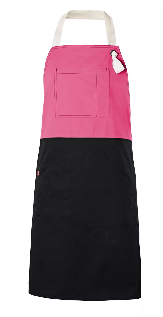 Velilla 404210B-23, Work Apron, Fuchsia/Black, image 1